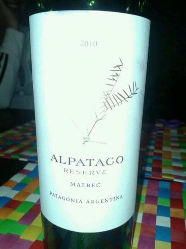 Alpataco Reserve Malbec 2010