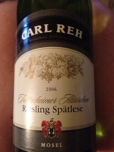 Carl Reh Winery Piesporter Michelsberg Spätlese Riesling 2006