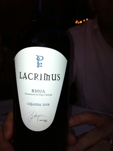 Valsanzo Lacrimus Rioja Crianza 2008