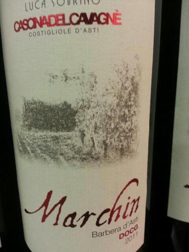 Cascina Del Cavagne Marchin D ASti Barbera 2011
