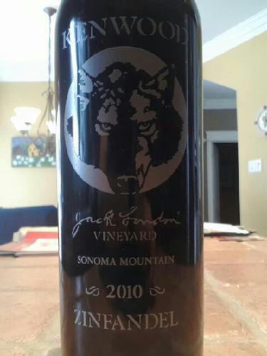 Kenwood Vineyards Zinfandel Jack London Vineyard 2010