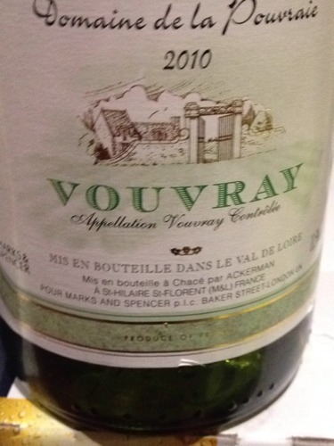 Lacheteau Vouvray Chenin Blanc 2010