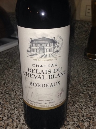 Château Le Relais Cheval Blanc Bordeaux 2011