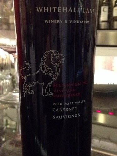 Whitehall Lane Winery Millennium MM Vineyard Cabernet Sauvignon 2010