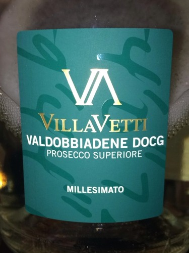 Villa Vetti Valdobbiadene Millesimato Superiore Prosecco