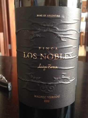 Bodega Luigi Bosca Finca Los Nobles Field Blend Malbec - Verdot 2008