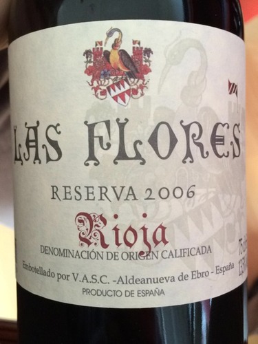 Las Flores Rioja Reserva 2006