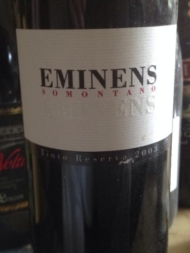 Bodegas Eminens Somontano Tinto Reserva 2003