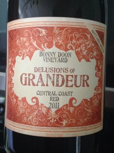Bonny Doon Vineyard Delusions Of Grandeur Central Coast Red 2011