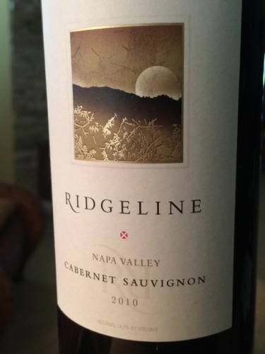 Ridgeline Napa Valley Cabernet Sauvignon 2010