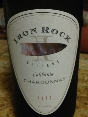 Iron Rock Cellars California Chardonnay 2012
