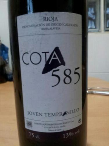 Bodega San Roque Cota 585 Tempranillo