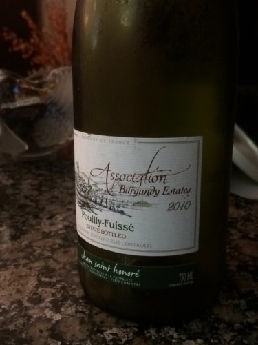 Jean Saint Honore Association Of Bourgogne Estate Pouilly-Fuissé 2010
