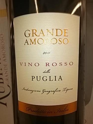 Rubinaia Puglia Grande Amoroso Rosso 2011