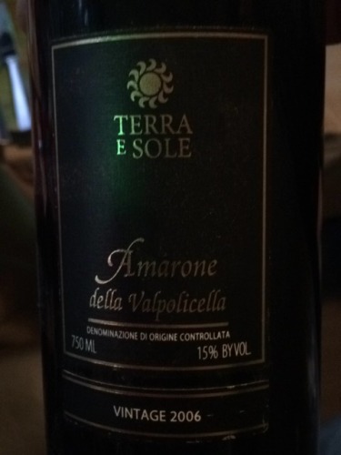 Terra E Sole Amarone della Valpolicella