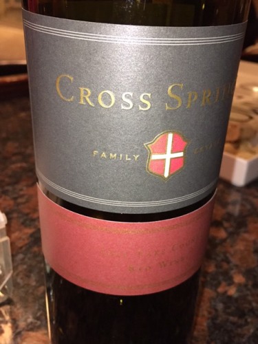 Cross Springs Family Estate Lake County Red