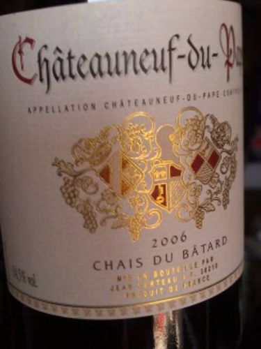 Chais Du Batard Châteauneuf-Du-Pape 2006 Châteauneuf-Du-Pape 2006