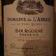 L Abbaye Bourgogne Epineuil Côte de Grisey 2008