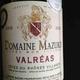 Mazurd Valréas Côtes du Rhône Villages 2009