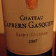 Capbern Gasqueton Saint-Estephe 2007