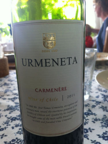 Vina Urmeneta Carmenérè 2012