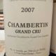Nicolas Potel Chambertin Grand Cru 2007