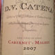 Catena Zapata D. V. Cabernet Malbec 2007
