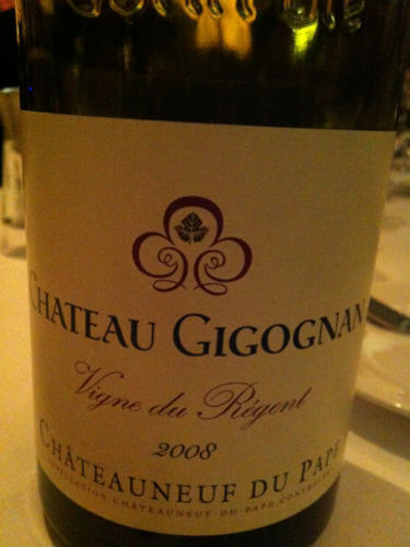 Gigognan Vigne Du Régent Châteauneuf-Du-Pape 2010 Vigne Du Régent Châteauneuf-Du-Pape 2010