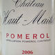 Haut-Maillet Pomerol 2006