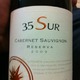 San Pedro 35 Sur Reserva Cabernet Sauvignon 2009