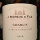 J. Moreau Fils Chablis La Croix Saint-Joseph 2010