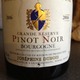 Josephine Dubois Bourgogne Grande Reserve Pinot Noir 2006