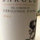 Giovanni Rosso Barolo Serralunga D'Alba 2007