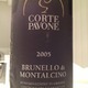 Corte Pavone Loacker Brunello di Montalcino 2005