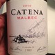 Catena Zapata 375 cc Malbec 2010
