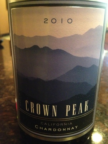 Crown Peak Winery California Chardonnay 2010