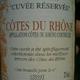 Le Recolte Cuvée Reservee Côtes du Rhône Blanc Sec 2011