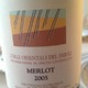 Le Due Terre Colli Orientali del Friuli Merlot 2005