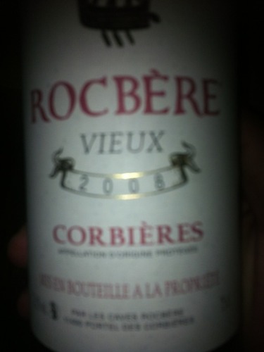 Caves Rocbere Vieux Corbieres 2008