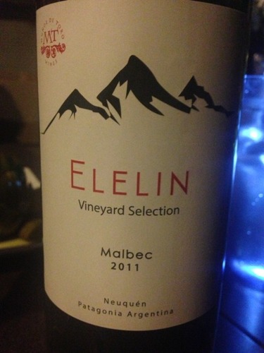 Elelin Vineyard Selection Malbec 2011