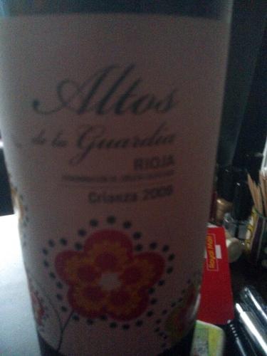 Altos De La Guardia Rioja Crianza 2009