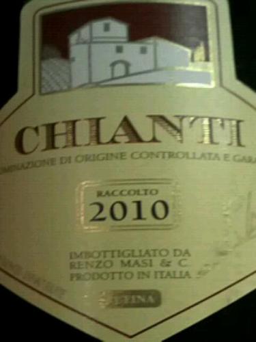 Renzo Masi Chianti Rufina 2010