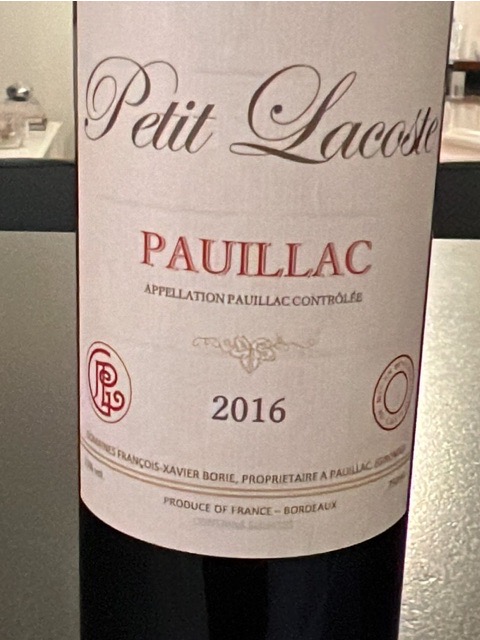 Domaines François-Xavier Borie Petit Lacoste Pauillac | Vivino English