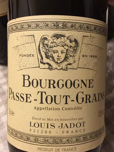 プ*ル様 Bourgogne Passetoutgrains 1999 新品未開 1999 bourgogne passe tout grain | prices, reviews, stores