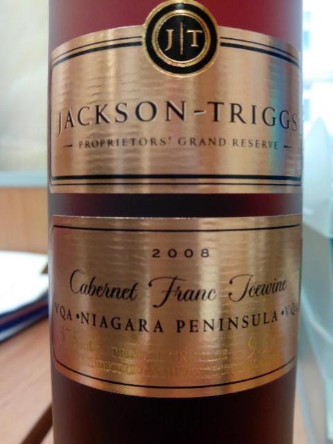 Jackson-Triggs Proprietor's Grand Reserve Cabernet Franc Icewine