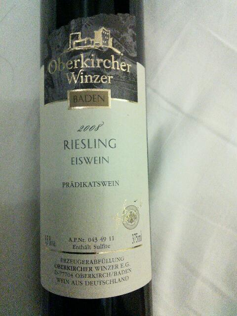 Oberkircher Winzer Riesling Eiswein Vivino Deutsch
