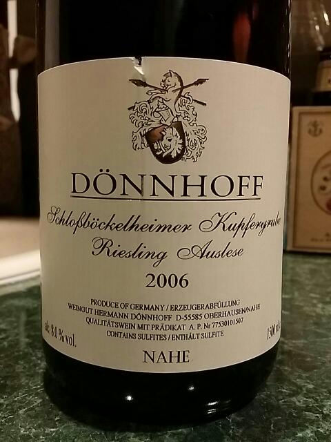 Dönnhoff Schlossböckelheimer Kupfergrube Riesling Auslese | Vivino