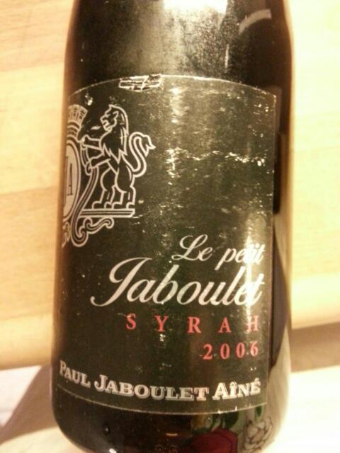 Paul Jaboulet Aîné Le Petit Jaboulet Syrah 2006 wine label