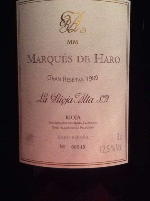 Marqués de Haro Gran Reserva