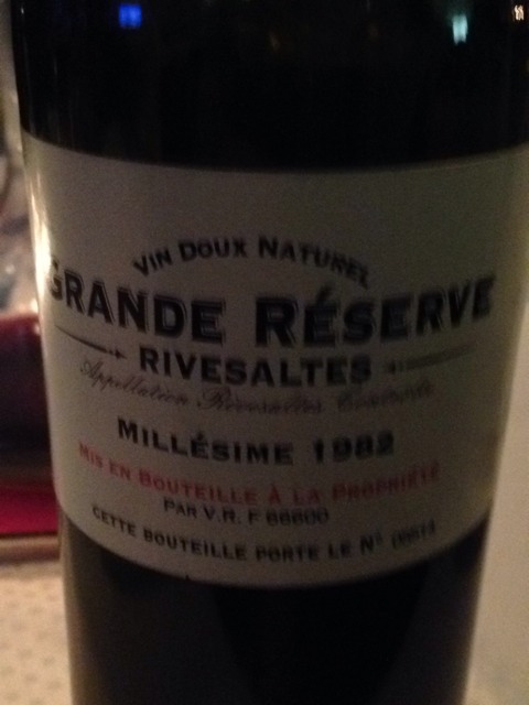 Rivesaltes Grande Réserve